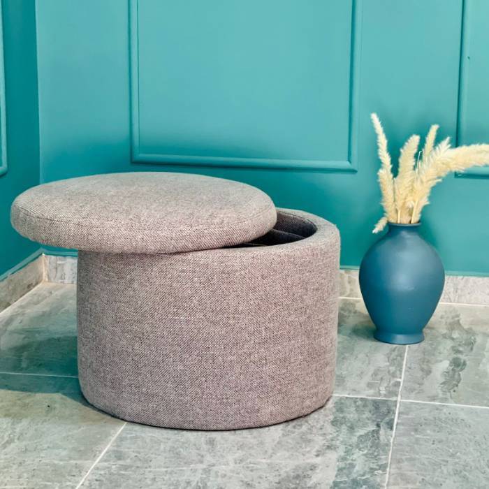 Pouf coiffeuse Oatmeal Maison d'arrangement Site de vente en ligne